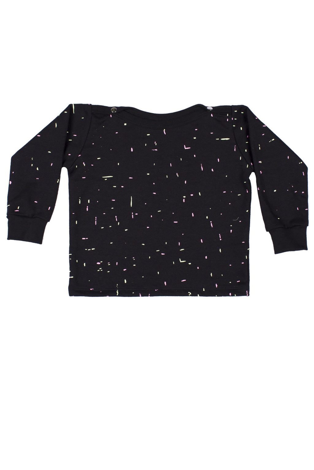 Speckle Baby Sweater Black - Zuttion