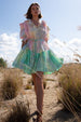 VIVIER MIXED CANDY TIE DYE DRESS