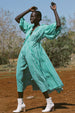 ALLURE MAXI DRESS GINGHAM EMERALD