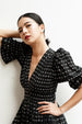 XOLA DRESS CROSS NOIR