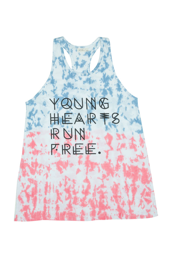 YHRF SINGLET DRESS TIE DYE