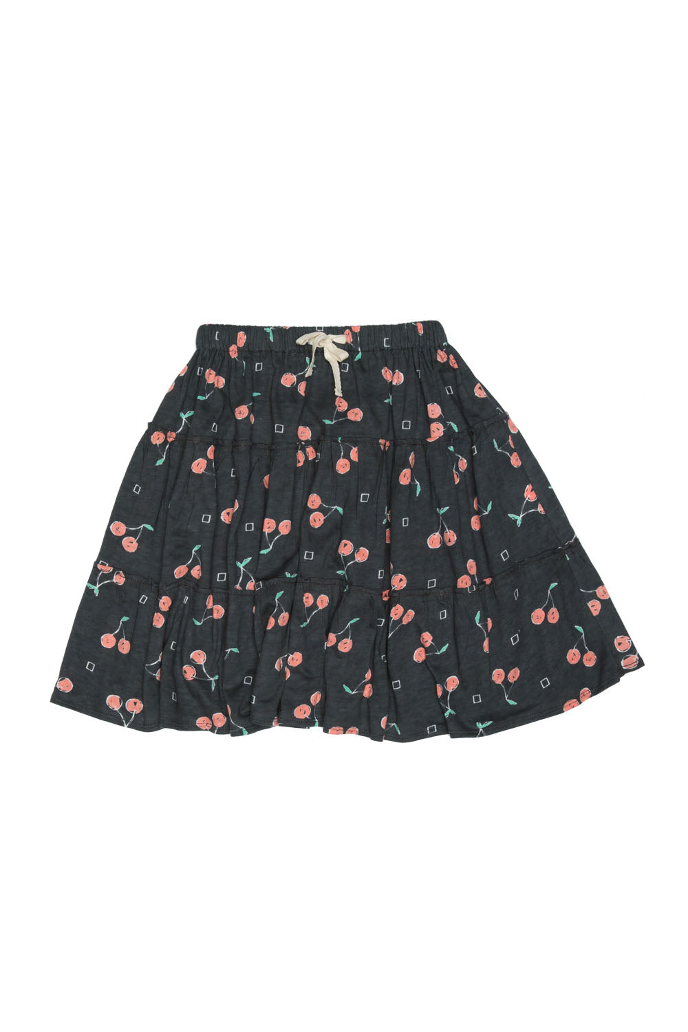 CHERRY FRANKIE SKIRT CHARCOAL - Zuttion