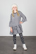 Yasmin Gingham Dress Black/White - Zuttion