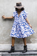 PIXIE BOO DRESS WHALE BLUE
