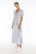 TSO-Caroline Issa Vogue Stripe Maxi Dress - Zuttion