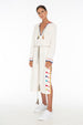 TSO-Nude Water Embroidery Long Tunic - Zuttion