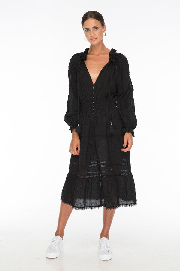 TSO-Victoria Morris Black Dress - Zuttion