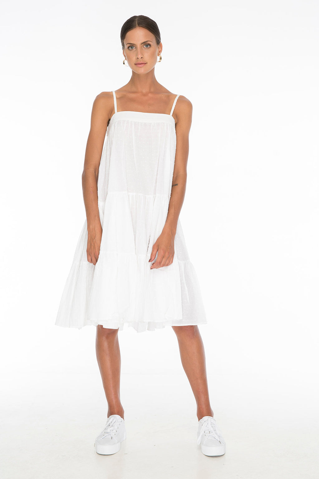 TSO-Dolly Jones White Dress - Zuttion