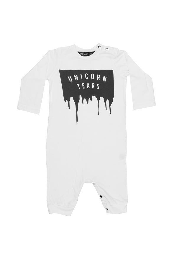 Unicorn Tears Long Onesie White - Zuttion