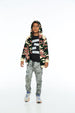 CAMOUFLAGE ZIP UP HOODIE