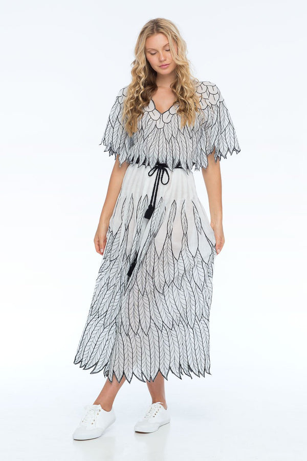 GAIA BIRD MIDI DRESS
