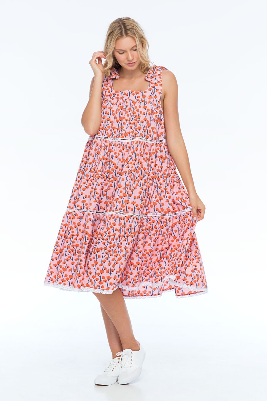 MARGOT DRESS VINE PINK