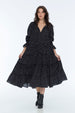 COCO CABANA DRESS RANDOM DOT NOIR