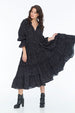 COCO CABANA DRESS RANDOM DOT NOIR