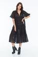 LUCCIANA DRESS RANDOM DOT NOIR