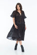 LUCCIANA DRESS RANDOM DOT NOIR