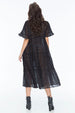 LUCCIANA DRESS RANDOM DOT NOIR