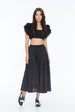 DOREEN SKIRT RANDOM DOT NOIR