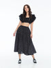 HARPER TOP SWISS DOT NOIR