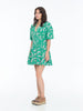 NAOMI SMITH DRESS FOX EMERALD