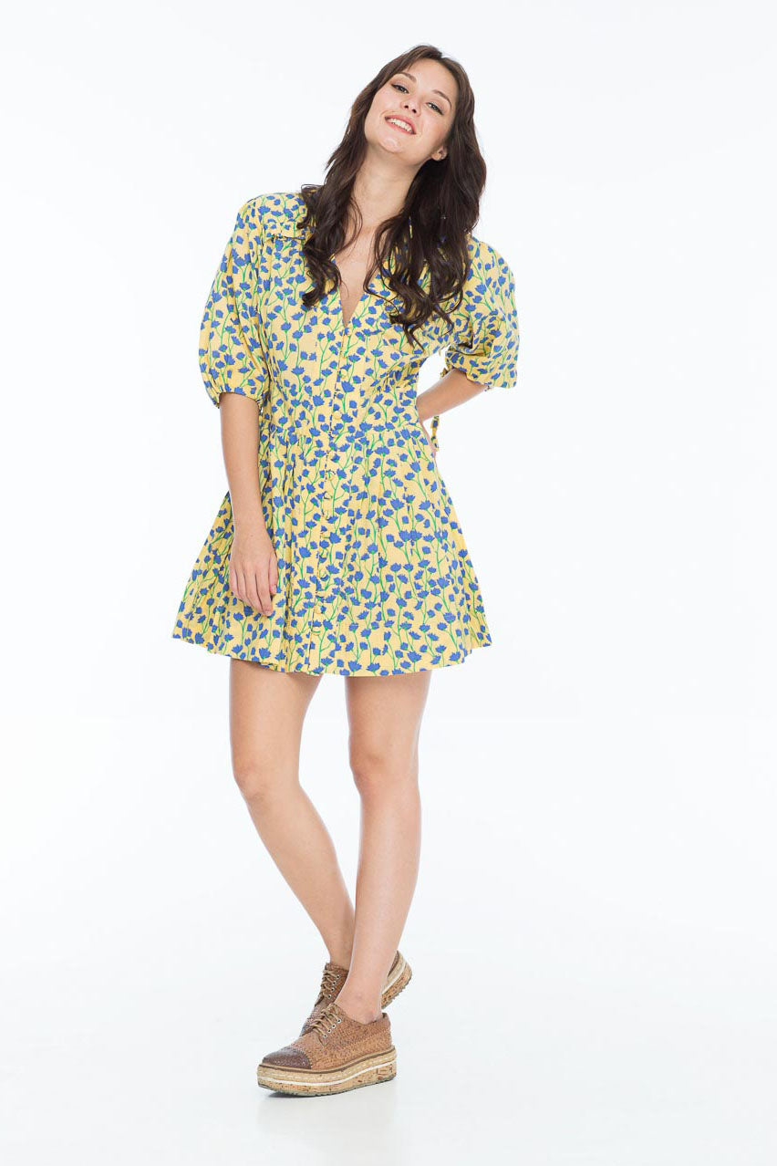 NAOMI SMITH DRESS VINE BUTTER