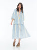 DOREEN SKIRT VOGUE STRIPE BUTTER