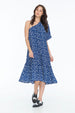 ELOISE DRESS POLKA INDIGO