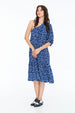 ELOISE DRESS POLKA INDIGO