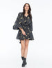REBECCA DAY DRESS LEOPARD DIAMOND NOIR