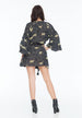 REBECCA DAY DRESS LEOPARD DIAMOND NOIR
