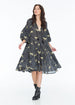 JENNA HIPP DRESS LEOPARD DIAMOND NOIR