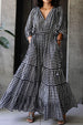 TWIGGY JANE MAXI DRESS GINGHAM