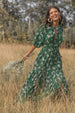 TWIGGY JANE MAXI DRESS ZEBRA GREEN